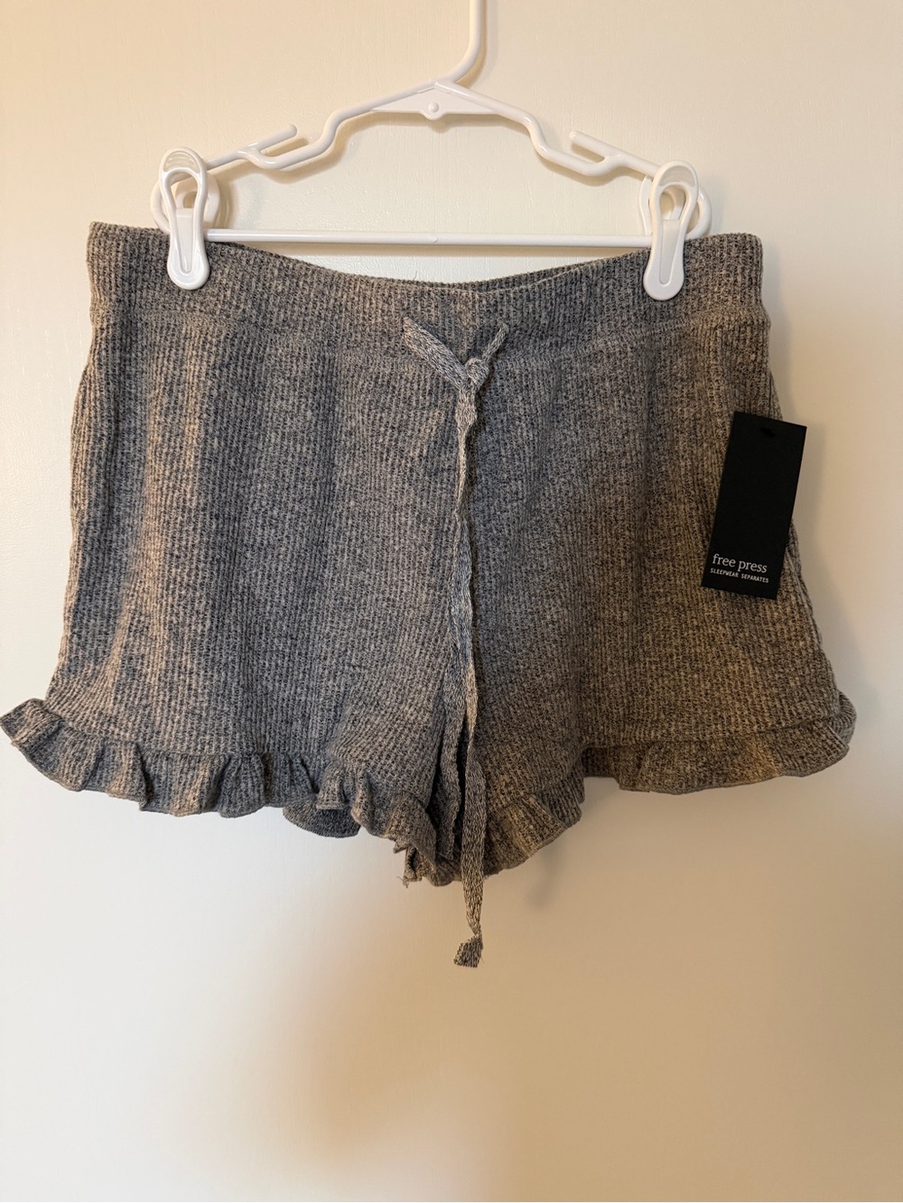 Brand New Gray Free Press Pajama Shorts